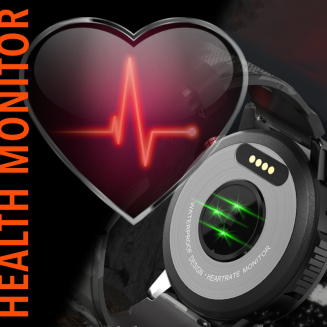 Smartwatch Męski RUBICON RNCF08 Black/Moro SMARUB232 - 10