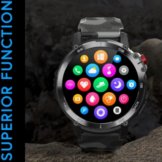 Smartwatch Męski RUBICON RNCF08 Black/Moro SMARUB232 - 11