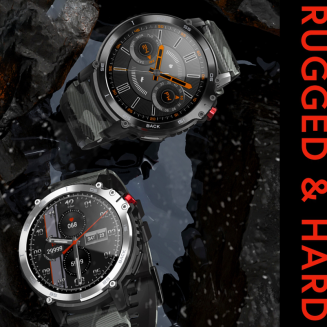 Smartwatch Męski RUBICON RNCF08 Black/Moro SMARUB232 - 14