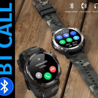 Smartwatch Męski RUBICON RNCF08 Black/Moro SMARUB232 - 15