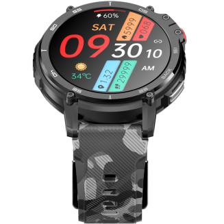 Smartwatch Męski RUBICON RNCF08 Black/Moro SMARUB232 - 6