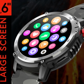 Smartwatch Męski RUBICON RNCF08 Black/Moro SMARUB232 - 8