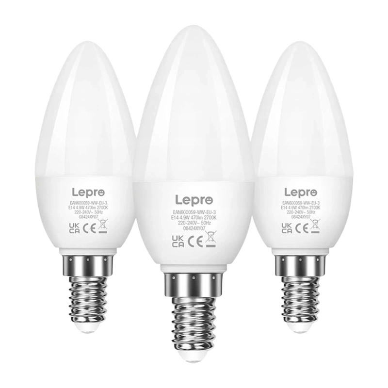 Żarówka LED LEPRO 600059-WW-EU-3 E14 C37 4,2W (40W) 470lm 2700K ciepła 250° 3 szt.