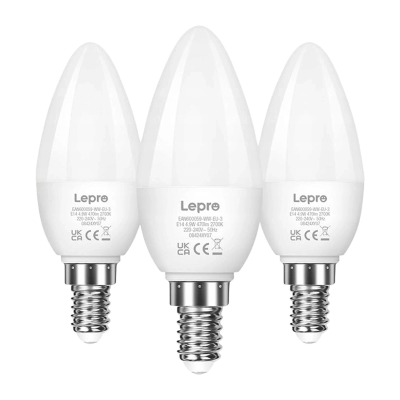 Żarówka LED LEPRO 600059-WW-EU-3 E14 C37 4,2W (40W) 470lm 2700K ciepła 250° 3 szt.