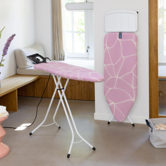 Deska do prasowania Brabantia C 124x45 cm z podstawą na generator pary Lilac Waves - 10