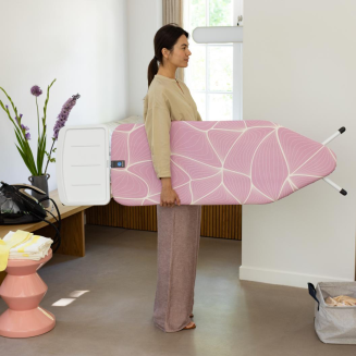 Deska do prasowania Brabantia C 124x45 cm z podstawą na generator pary Lilac Waves - 11