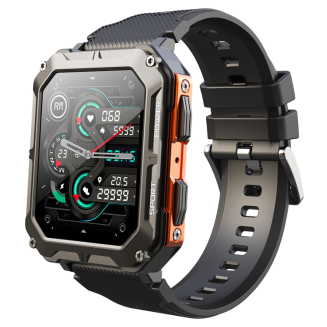 Smartwatch Męski Rubicon RNCF27 BLACK/ORANGE - 2