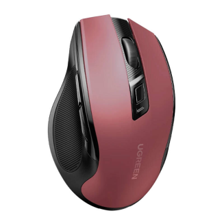  UGREEN MU006 2.4GHz+BT 5.0 Wireless Mouse (Red) - 2