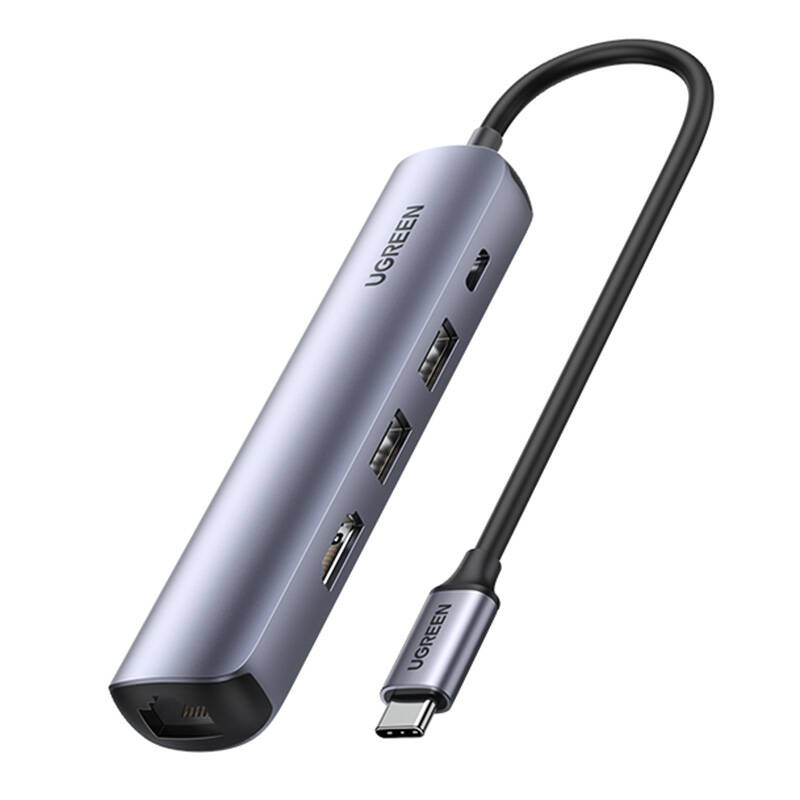 Hub UGREEN Revodok CM418 5in1 (gray)