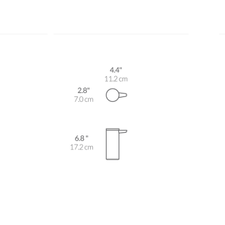 Dozownik bezdotykowy z akumulatorem Simplehuman 266 ml stal z połyskiem - 5