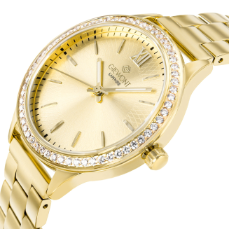 Zegarek Damski Giewont Sapphire Złoty GW1140-B3 - 2