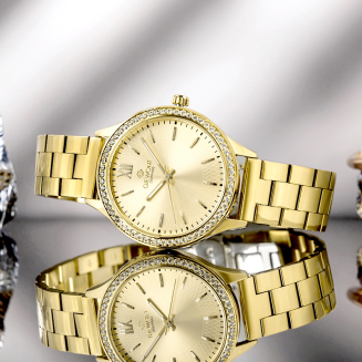 Zegarek Damski Giewont Sapphire Złoty GW1140-B3 - 7