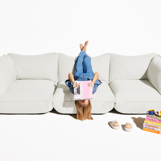 Pokrycie na fotel narożny Fatboy Sumo Corner Seat Limestone - 5