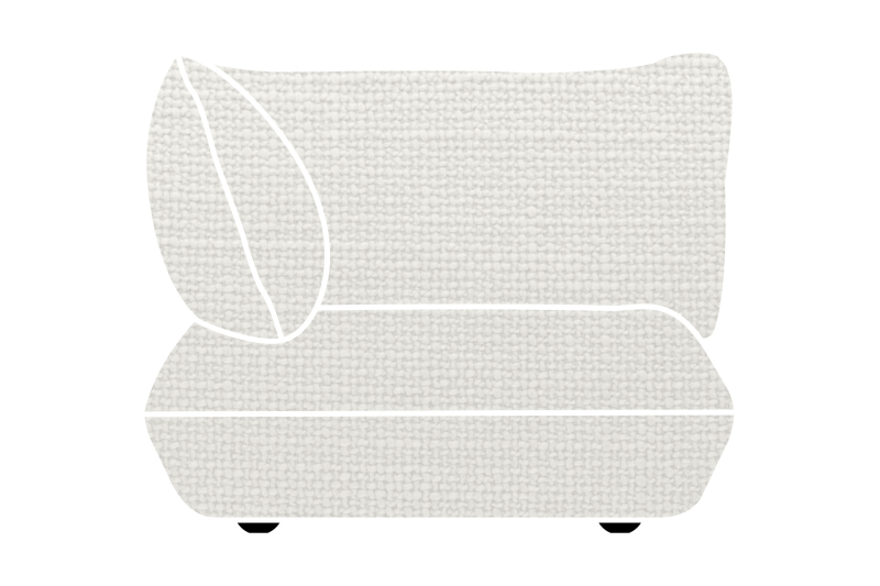 Pokrycie na fotel narożny Fatboy Sumo Corner Seat Limestone