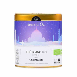 Herbata biała Terre d'Oc White tea Chai Massala 80g