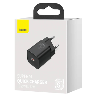 Ładowarka sieciowa Baseus Super Si Quick Charger 1C 25W (czarna) - 8
