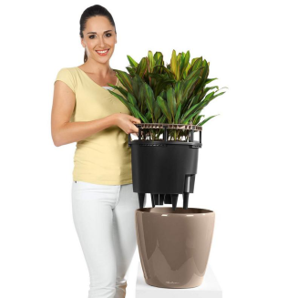  Lechuza Classico Premium LS 21 flowerpot | 28 | 35 | 43 | 50 taupe gloss - 3