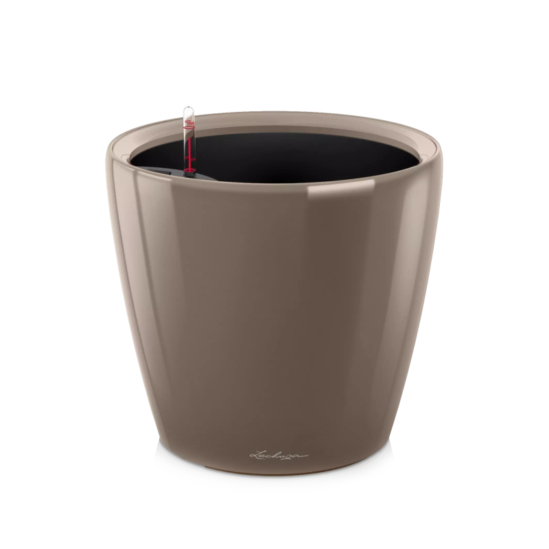  Lechuza Classico Premium LS 21 flowerpot | 28 | 35 | 43 | 50 taupe gloss