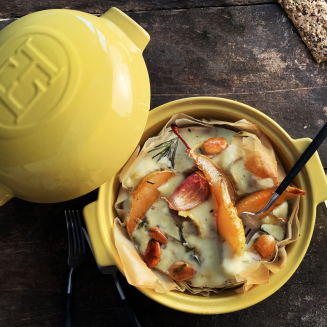 Naczynie do zapiekania sera Emile Henry żółte - 7