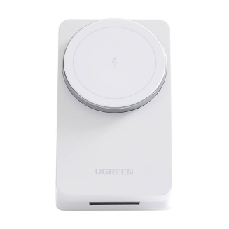  UGREEN W528 20W 2-in-1 inductive charger (white) - 2