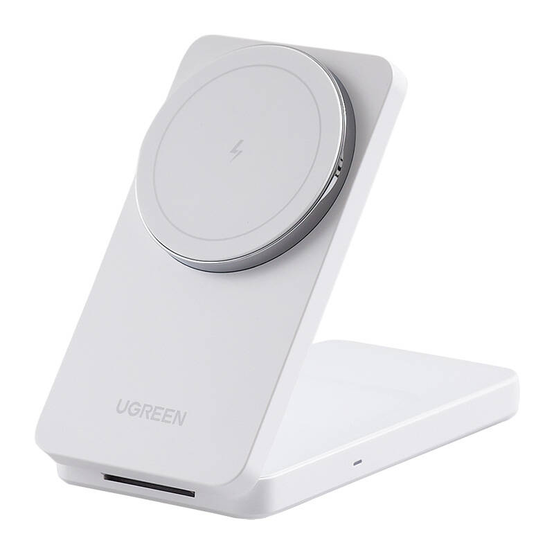  UGREEN W528 20W 2-in-1 inductive charger (white)