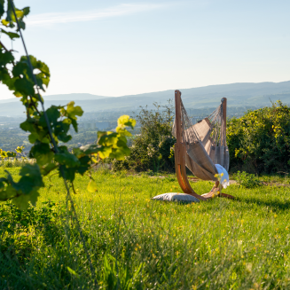 Fotel hamakowy La Siesta Udine Outdoor Almond ze stojakiem - 8