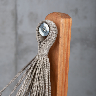  La Siesta Udine Outdoor Almond hammock chair with stand - 8