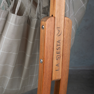  La Siesta Udine Outdoor Almond hammock chair with stand - 7