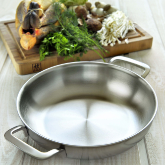  Steel frying pan with 2 handles Demeyere Multifunction 7 - 24 cm - 6