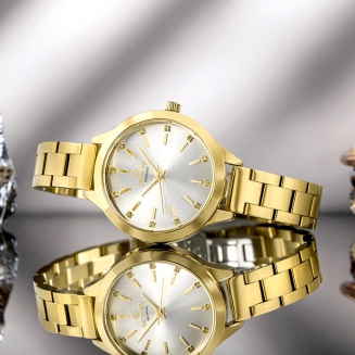 Zegarek Damski Giewont Sapphire Złoto Srebrny GW2720-B2 - 7