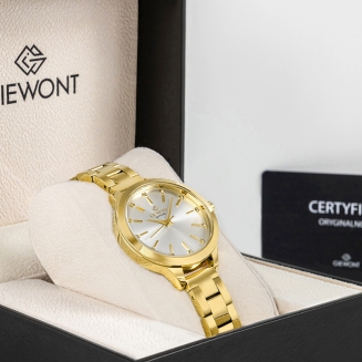 Zegarek Damski Giewont Sapphire Złoto Srebrny GW2720-B2 - 9