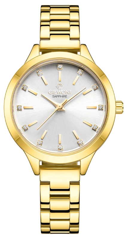 Zegarek Damski Giewont Sapphire Złoto Srebrny GW2720-B2