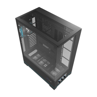 Obudowa komputerowa DARKFLASH DY451L PRO + 1 wentylator (czarna) - 2