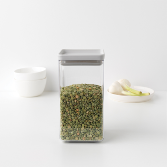 Pojemnik kuchenny Brabantia Tasty+ Light Grey 1.6l - 2