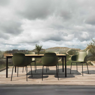 Stół ogrodowy SACKit Kirra Teak Table Noir 210x90 cm - 4