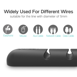 Organizer uchwyt na kable UGREEN  LP114 4 sloty (2 sztuki) - 5