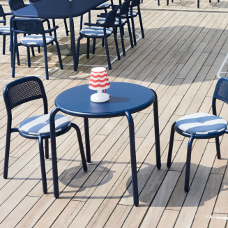 ZESTAW: Stół ogrodowy Fatboy Bistreau Toní + 2 x Krzesło ogrodowe Fatboy Bistro Chair Toní - 7