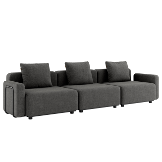  SACKit Cobana Lounge Sofa 3 Seater Cobana Grey - 6