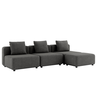  SACKit Cobana Lounge Sofa 3 Seater Cobana Grey - 7