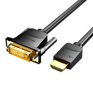 Kabel VENTION ABFBJ HDMI-DVI-D 5m (czarny) - 2