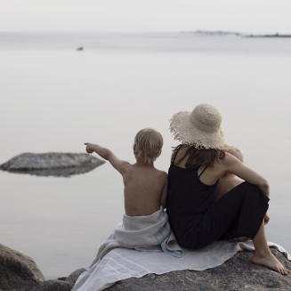 Ręcznik Lapuan Kankurit USVA linen-white 48x70 cm - 4