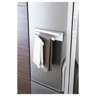 Magnetyczny wieszak na ścierki Yamazaki Tower biały - 2