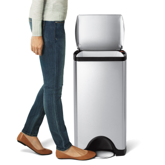Kosz Simplehuman prostokątny 30l stalowy FPP - 5