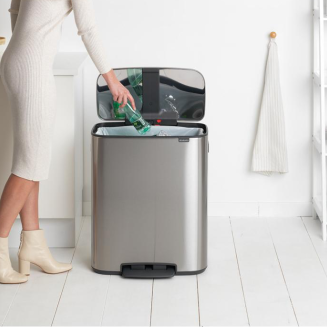  Brabantia Bo waste bin 60l, matt steel FPP - 4