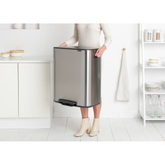Kosz na śmieci Brabantia Bo 60l stal matowa FPP - 8