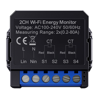 Licznik energii smart AVATTO WPM16-2 Wi-Fi dwukierunkowy - 2