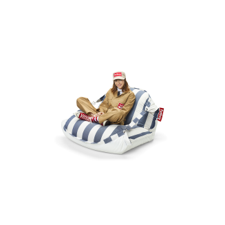 Pufa pływająca Fatboy Floatzac Stripe Ocean Blue 180x134 cm - 2