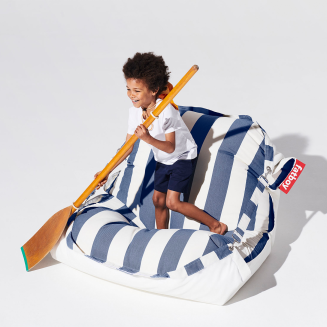 Pufa pływająca Fatboy Floatzac Stripe Ocean Blue 180x134 cm - 11