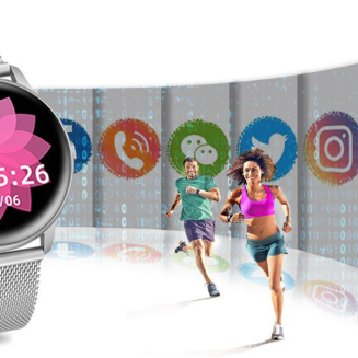 Damski SMARTWATCH G. Rossi SW015-3 Srebrny - 14