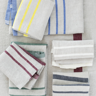  Lapuan Kankurit USVA linen towel-yellow 95x180 cm - 5